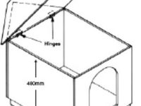 Fix dog kennel roof lock and hinges